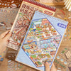 3D City Scene Pet Stickers - Miniature Store & Street View Decals