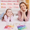 Rainbow Polymer Clay Bead Kit for DIY Jewelry Making