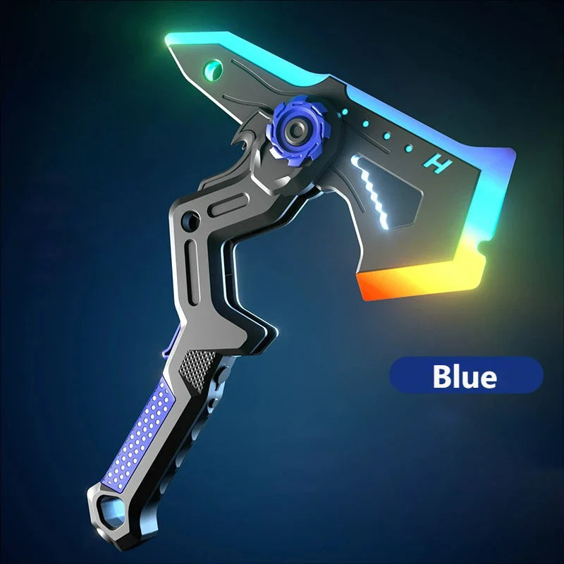 2-in-1 Transformable LED Sword & Axe with Sound Effects