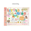Korean Style Duplex Sticker Set (30 Sheets) for Scrapbooking & Journaling