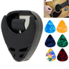 Adhesive Guitar Pick Holder with Celluloid Picks Set