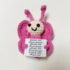 Handmade Crochet Emotional Support Cat Ornament