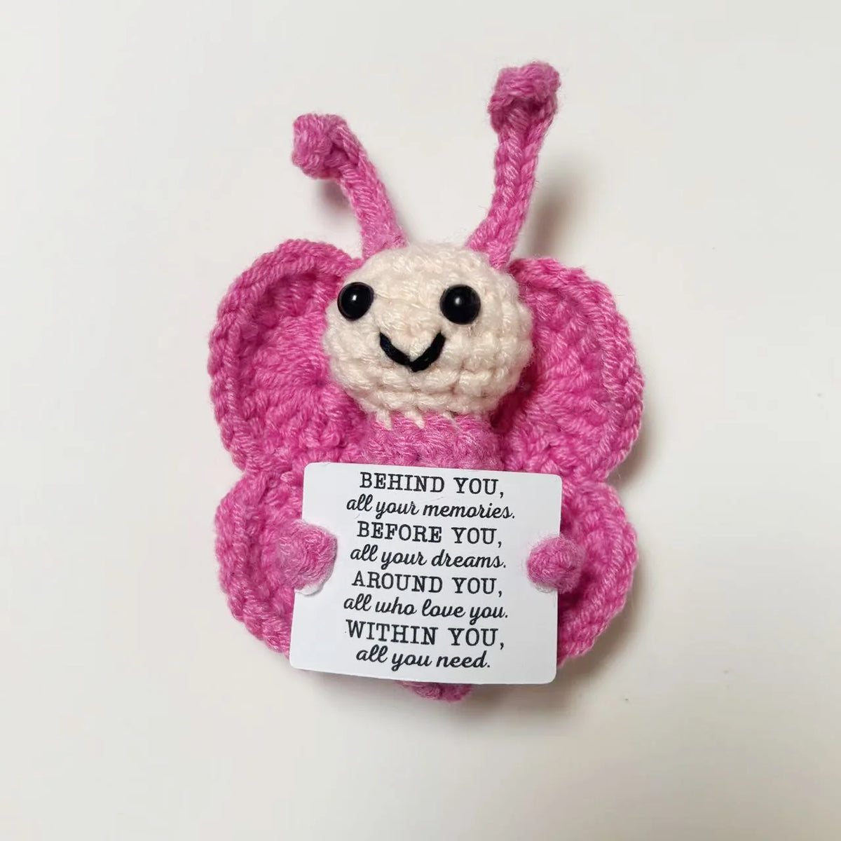 Handmade Crochet Emotional Support Cat Ornament