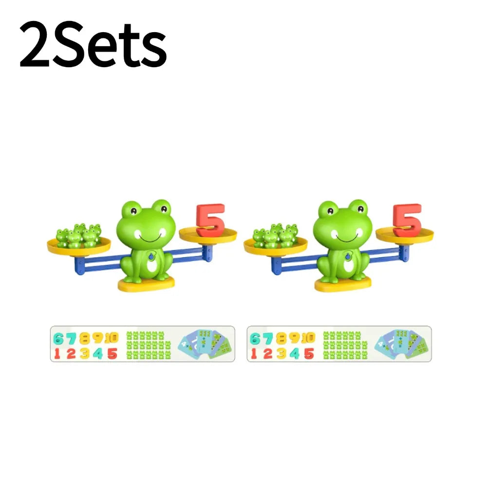Frog Balance Math Learning Toy for Kids