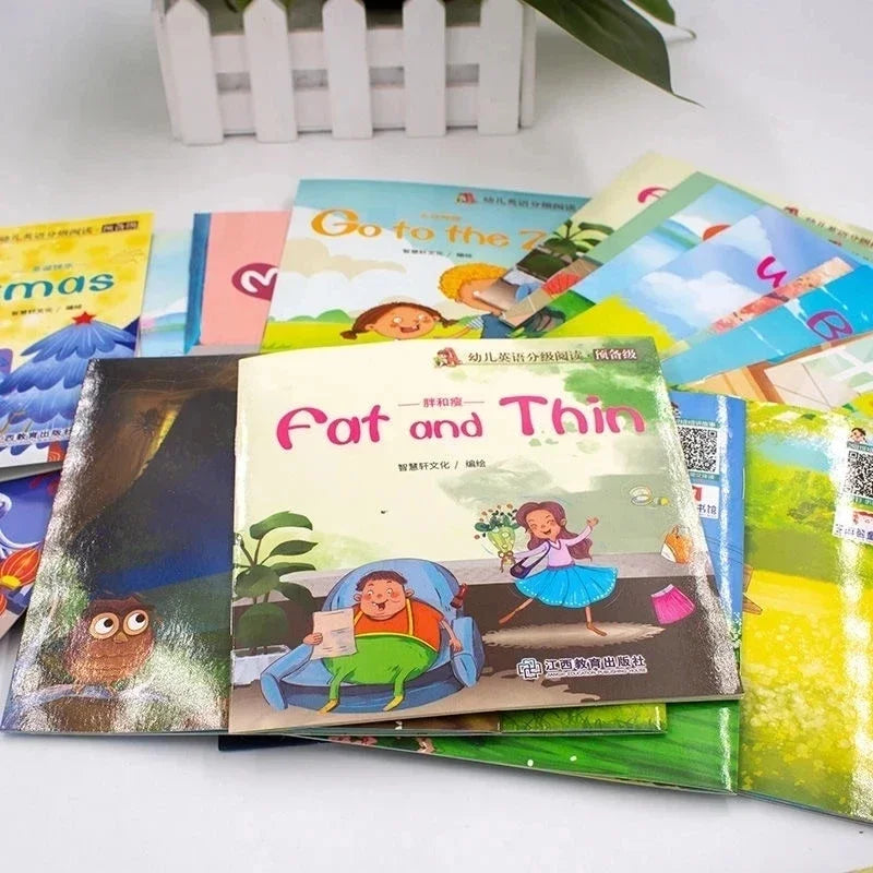 60-Book Set of English Learning Picture Books for Early Readers