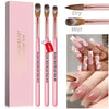 Professional Acrylic Nail Brush Set – 3 Sizes for Extension & 3D Art