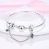 Classic Charm Bead with Cubic Zirconia Accent