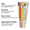3-in-1 Silicone Pacifier Clip with Adorable Cartoon Animal Design