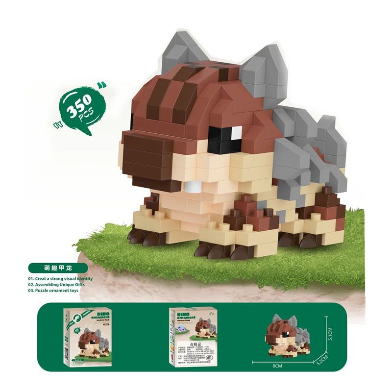 Jurassic T-Rex Micro Building Blocks Set