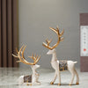 Set of 2 Resin Deer Figurines