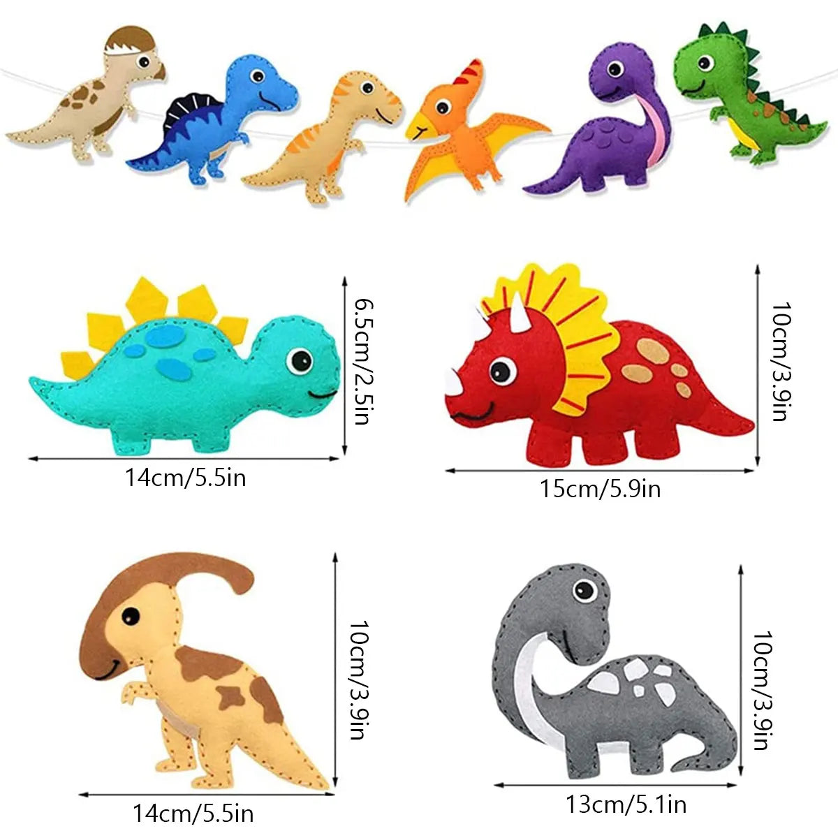 DIY Felt Sewing Craft Kit for Kids – Forest Creatures Plush Toy Making Set