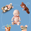 Mini Sleeping Baby Dolls with Clothes - Set of 6