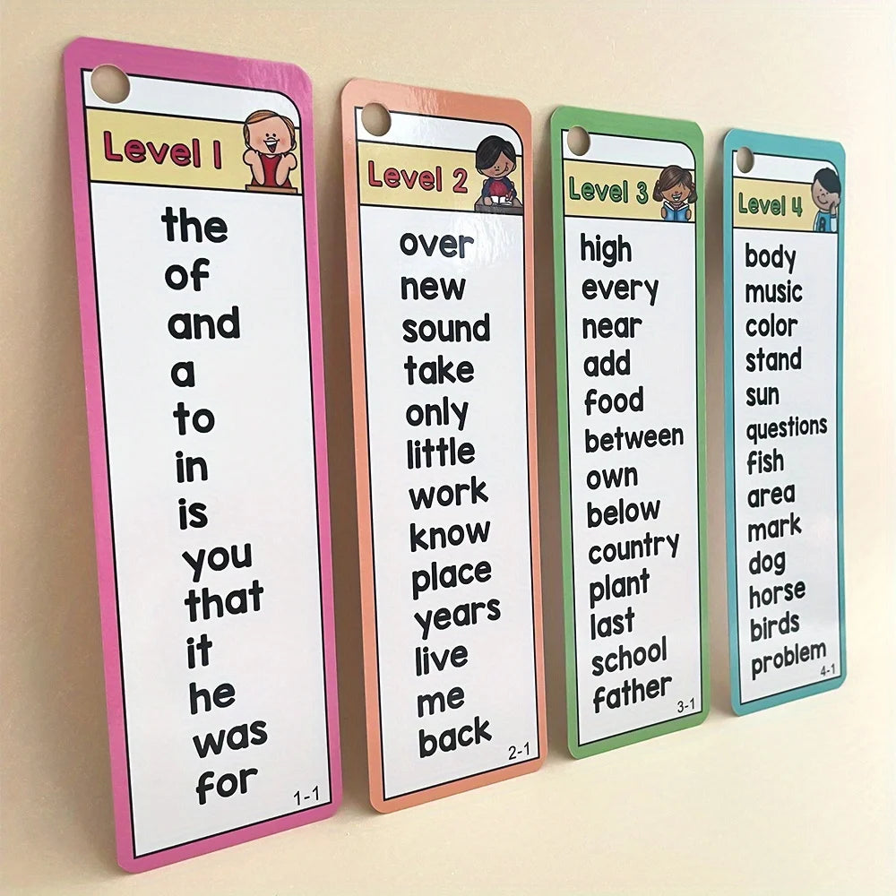 1000 Sight Words Flash Cards for Kids Learning Set