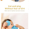 Waterproof Baby Full-Coverage Feeding Bib with Long Sleeves