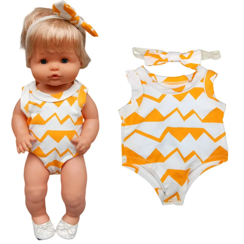 Adorable Romper Outfit Set for 16-Inch Dolls