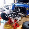 Heavy-Duty Adjustable Scale Jack Stands for 1/10 RC Crawlers