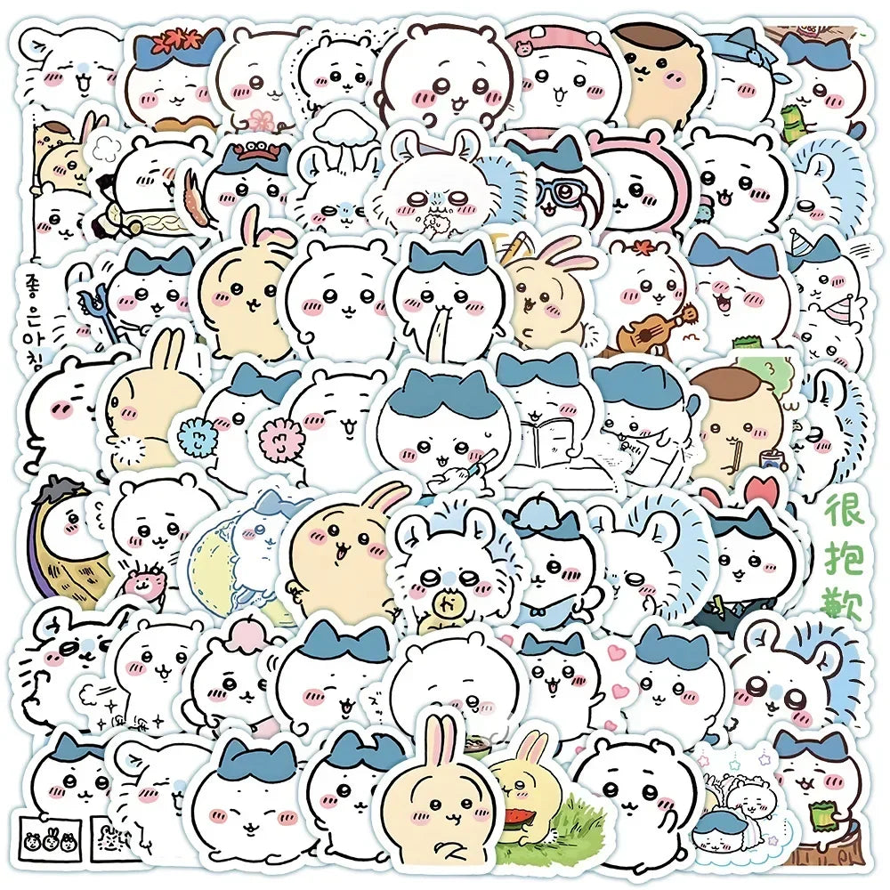 Cute Chiikawa Sticker Pack - Waterproof Vinyl Decals for DIY Crafts