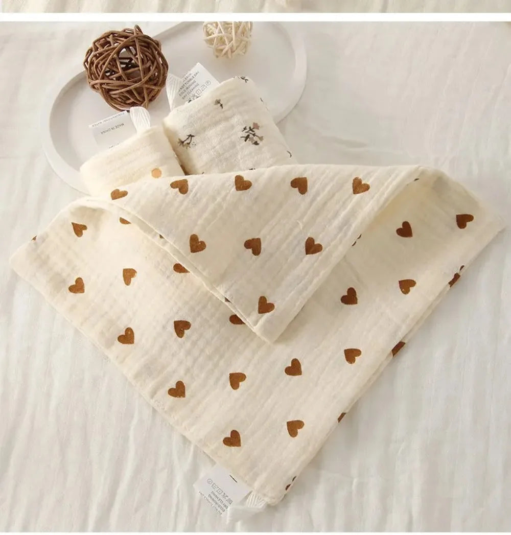 Soft and Absorbent Gauze Baby Burp Cloths (3-Pack)