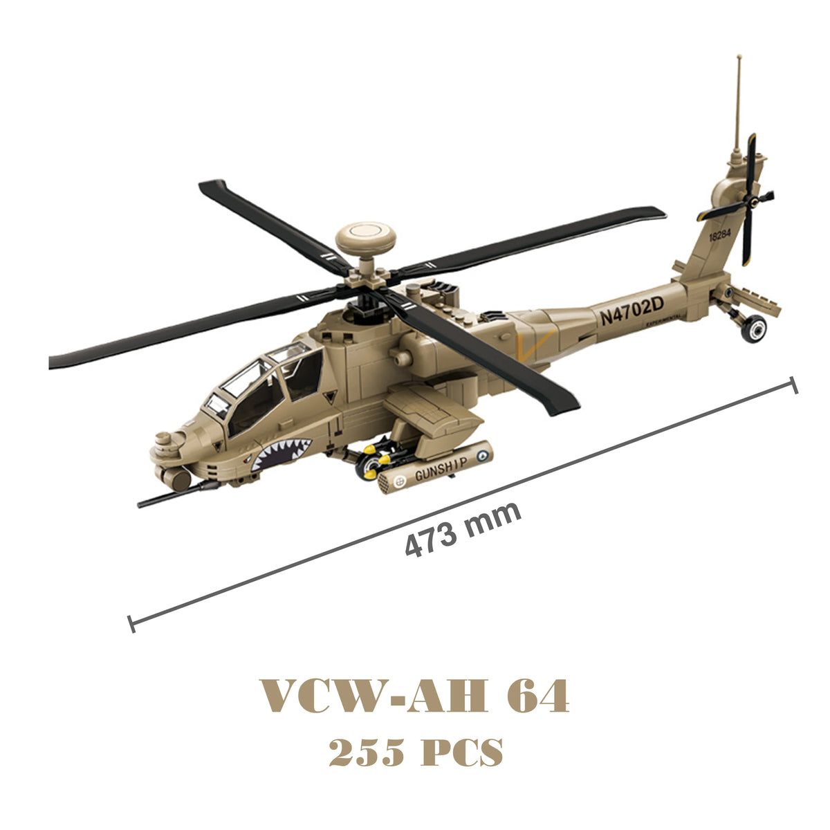 Military Hummer Tank Building Blocks Set
