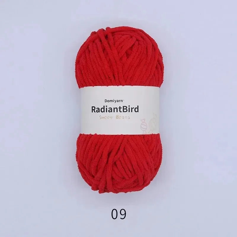 Soft Polyester Yarn for Knitting and Crochet