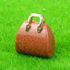 Mini Handbag-Shaped Crystal Agate Pendant for Jewelry Making