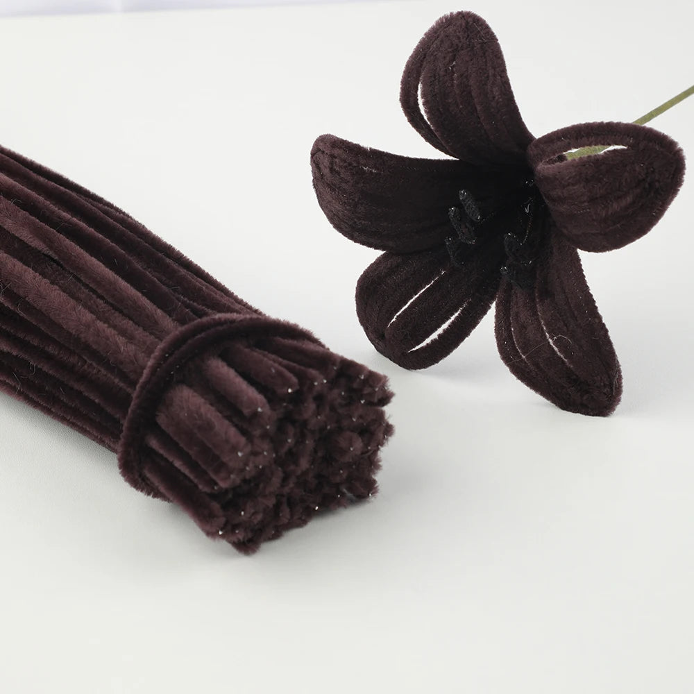 Chenille Pipe Cleaners for Crafts – 100 Pack