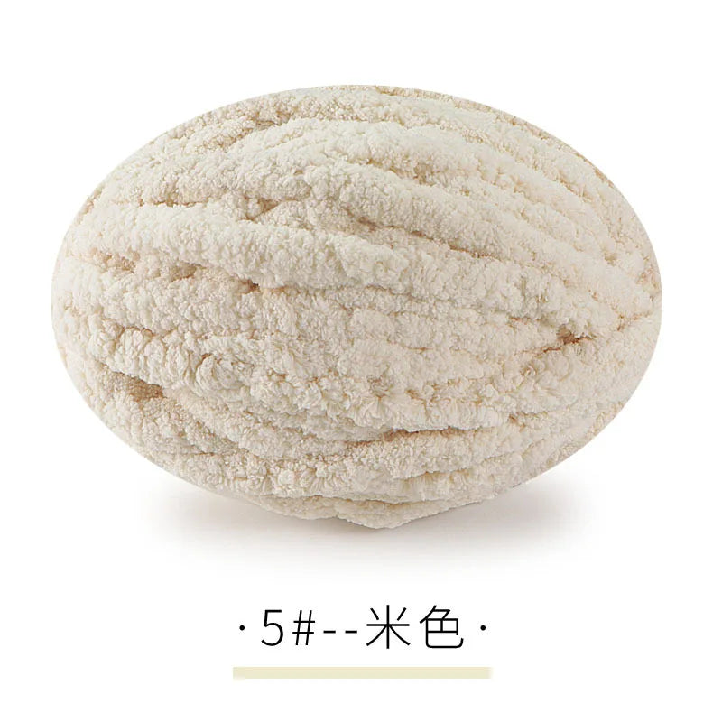 Chunky Chenille Yarn for Knitting and Crochet