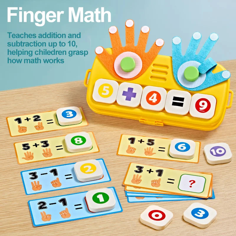 Interactive Finger Counting Math Toy for Early Learning