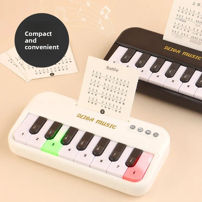 Mini Electronic Keyboard Piano with Light Effects for Kids