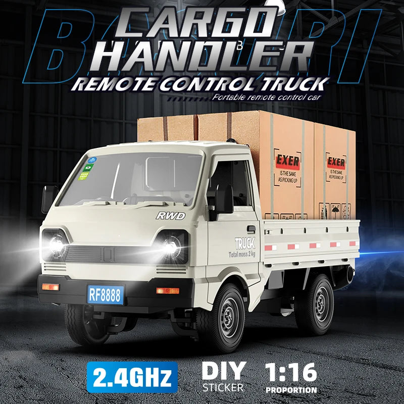 Remote Control Stunt Truck with LED Lights and Spray Effect