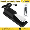 Universal Sustain Pedal with Polarity Switch for Digital Pianos and Keyboards