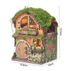 DIY Wooden Dollhouse Miniature Kit with LED Lights