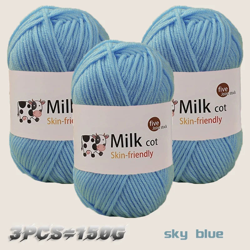 Soft Acrylic Yarn Ball – Medium Weight for Knitting & Crochet