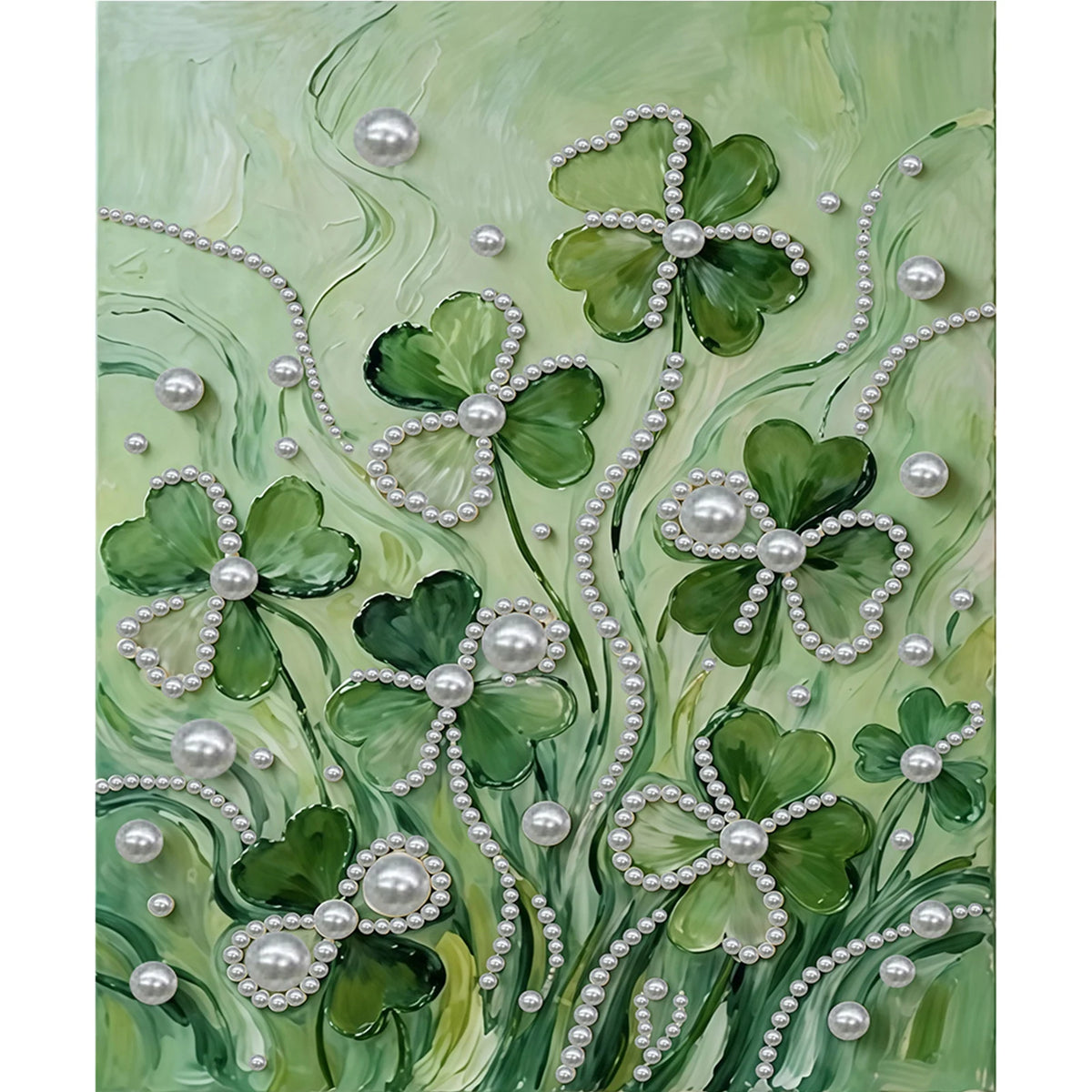 DIY Pearl Gem Painting Kit for Adults | 30x40cm Unframed Canvas Wall Art