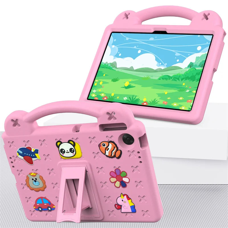 Kids Tablet Case with Foldable Kickstand for Lenovo Tab 10.1 (2025 K10 Gen 2)