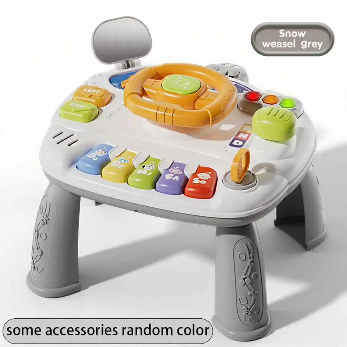 Interactive Musical Activity Table for Toddlers with Lights and Sounds