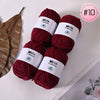 Soft Milk Cotton Yarn Value Pack - 4 Balls for Knitting & Crochet