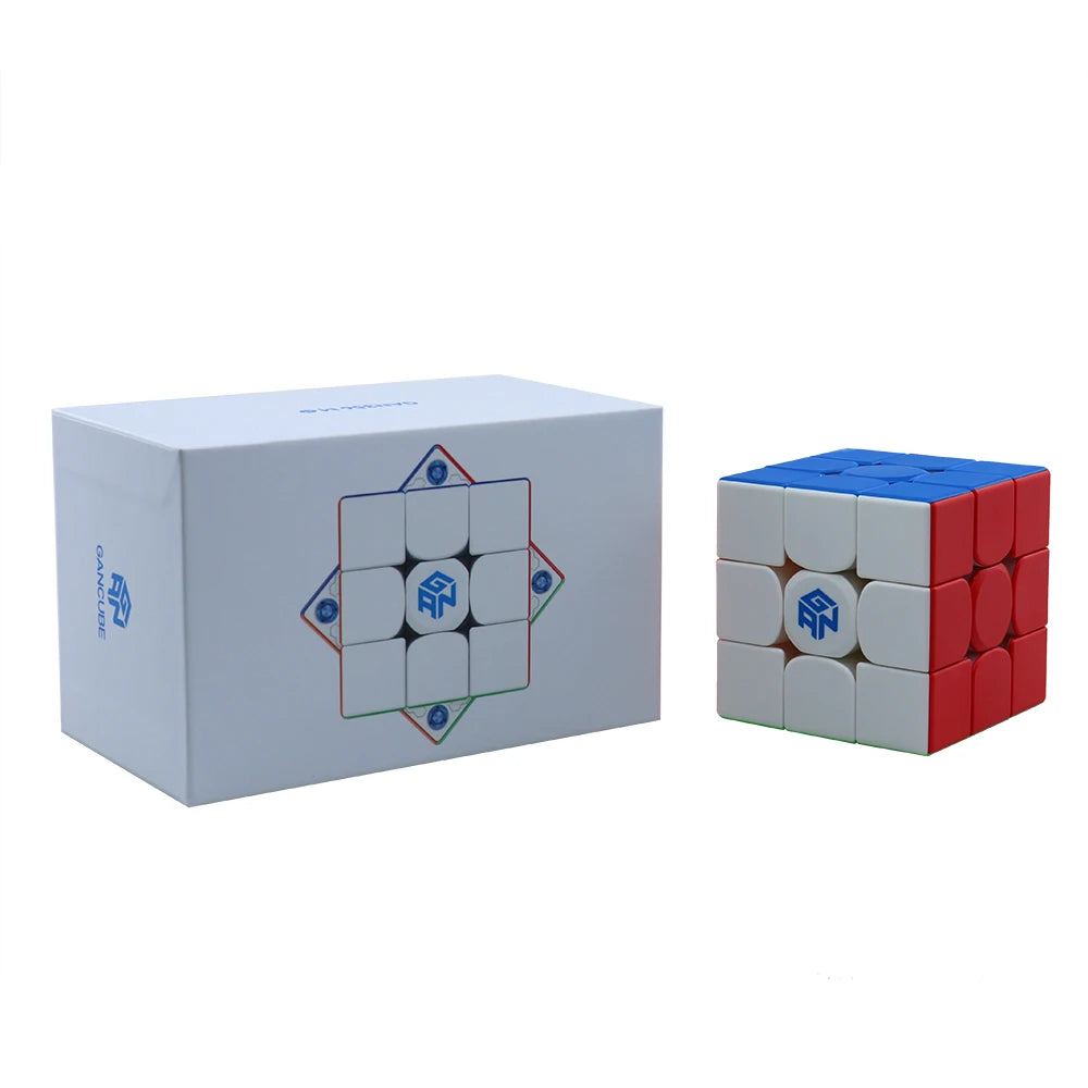 GAN 356 ME Magnetic Speed Cube – Stickerless 3x3 Puzzle