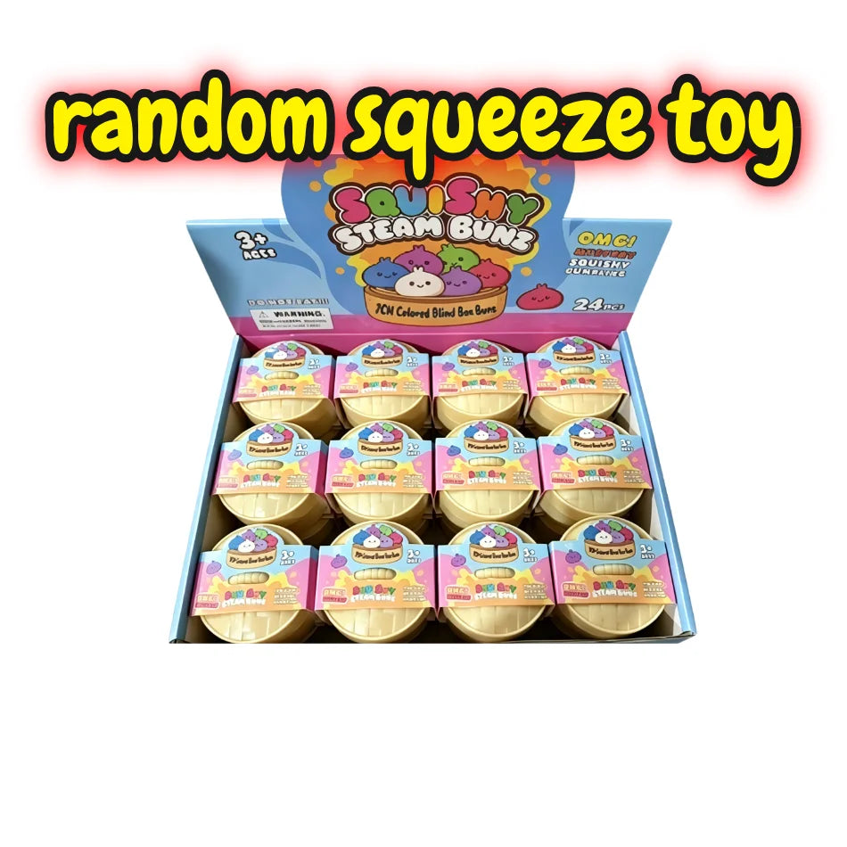 Squishy Dumpling Stress Relief Toy – Cute Squeeze Fidget for Anxiety & Fun