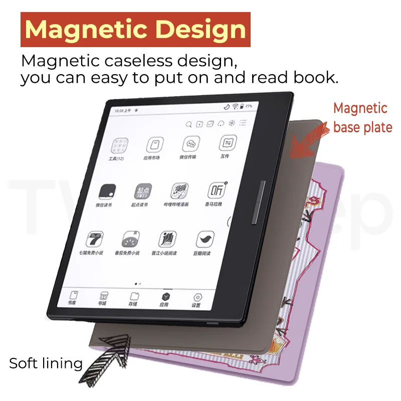 Magnetic Smart Cover Case for 7-Inch BOOX E-Readers