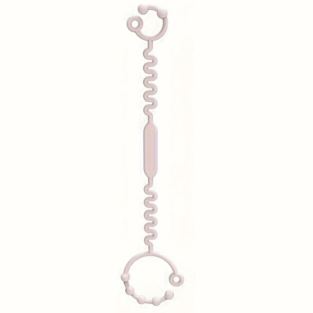 Adjustable Silicone Pacifier Clip with Anti-Drop Chain