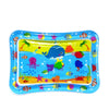 Inflatable Tummy Time Water Play Mat with Floating Fish