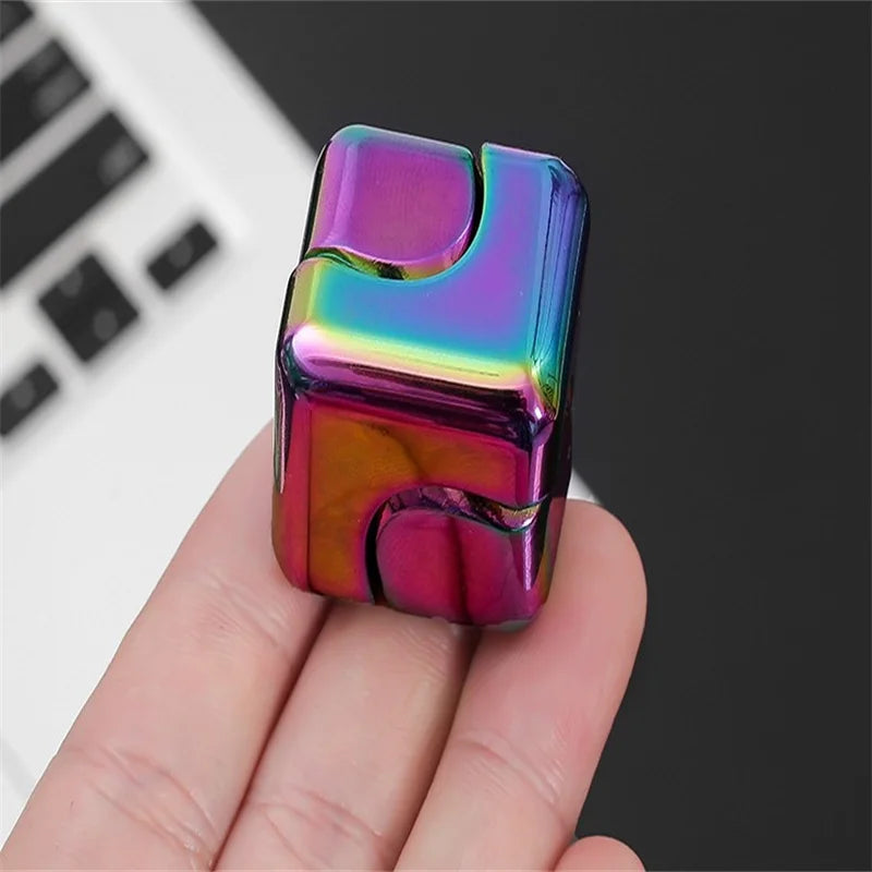 Metal Cube Fidget Spinner – Stress Relief & Focus Aid