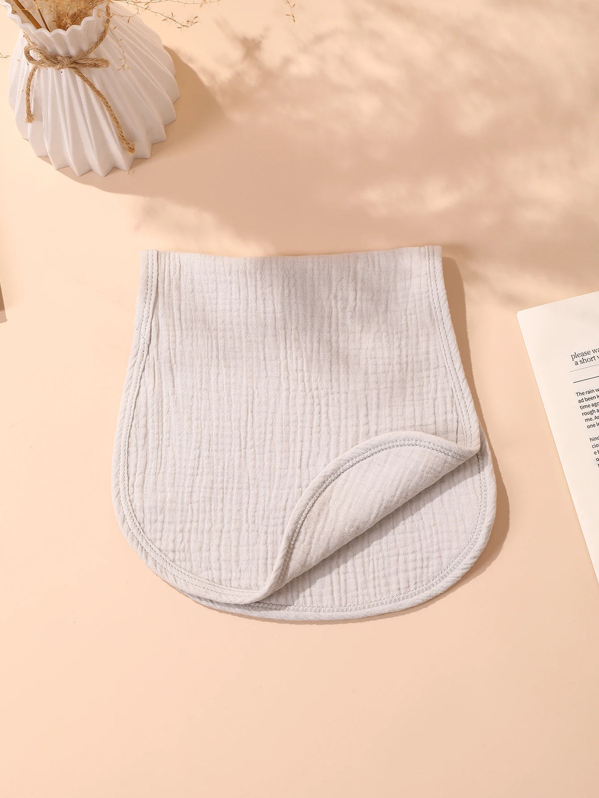 6-Layer Absorbent Baby Burp Cloths (2-Pack)
