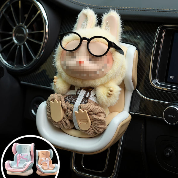 Labubu Car Seat Companion – Sitting Edition for Fans
