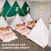 Kids' Foldable Teepee Play Tent with Curtains
