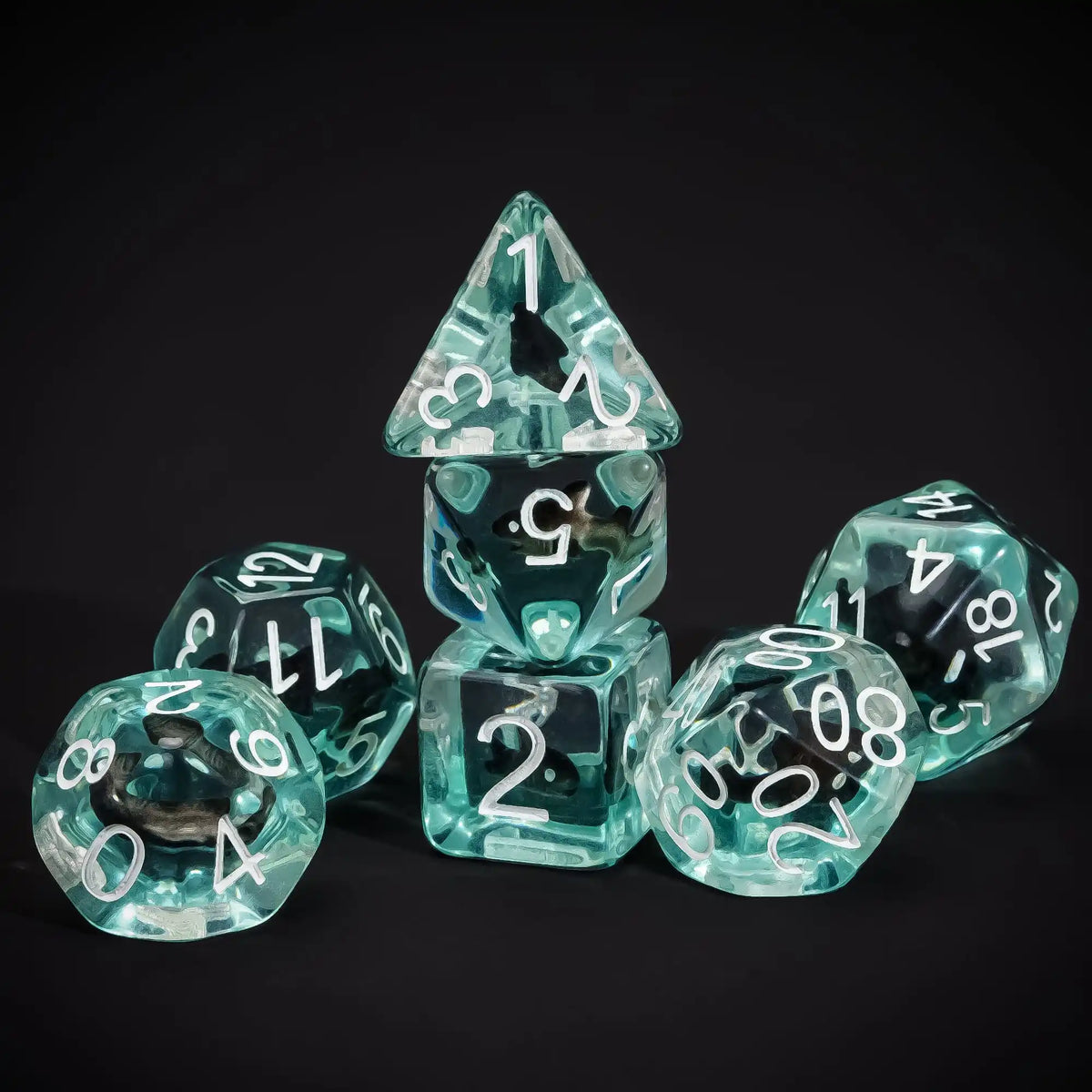 Cute Animal Resin Polyhedral Dice Set