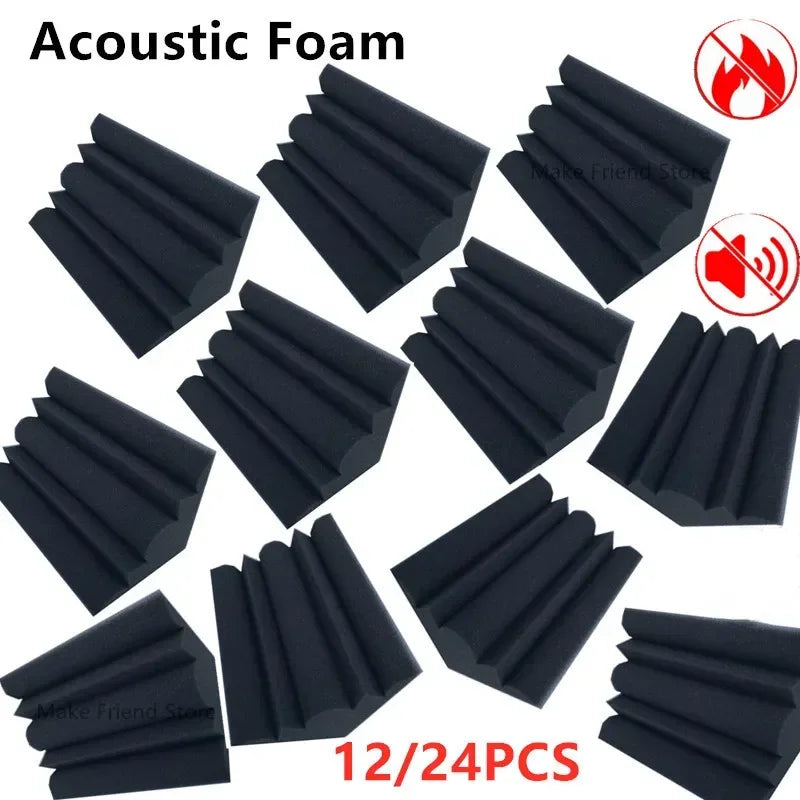 50-Pack Acoustic Foam Panels for Soundproofing and Studio Treatment
