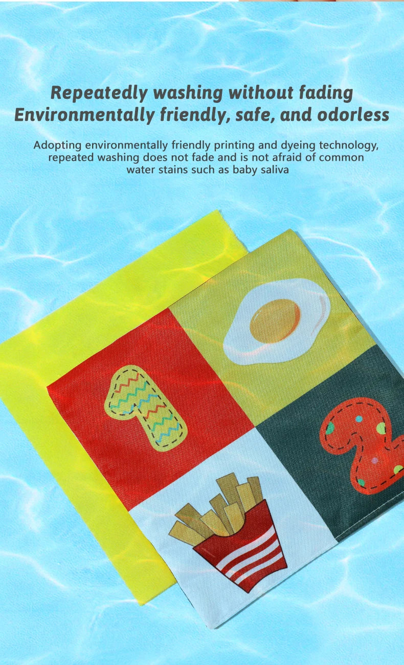 Sensory Tissue Box Toy with Crinkle Paper and Silky Scarves