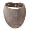 Organic Cotton Muslin Baby Bib with Bandana Style